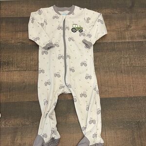 TUFFY tractor themed sleeper size 12 months